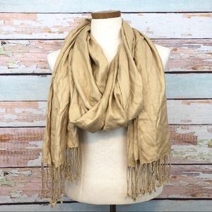 PASHMINA Style Fringe Scarf/ Wrap
